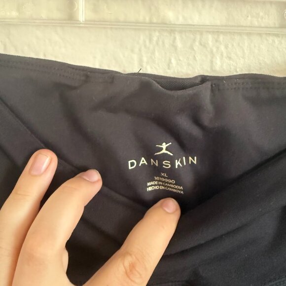 Danskin Black Leggings – Size XL (Like New) - Picture 3 of 4
